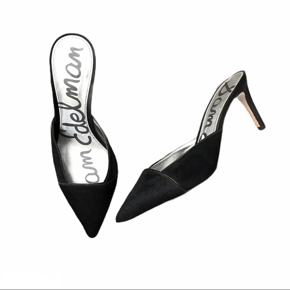 Sam Edelman 'Odelia' Pointy Toe Mule Pump Black - Picture 2 of 5